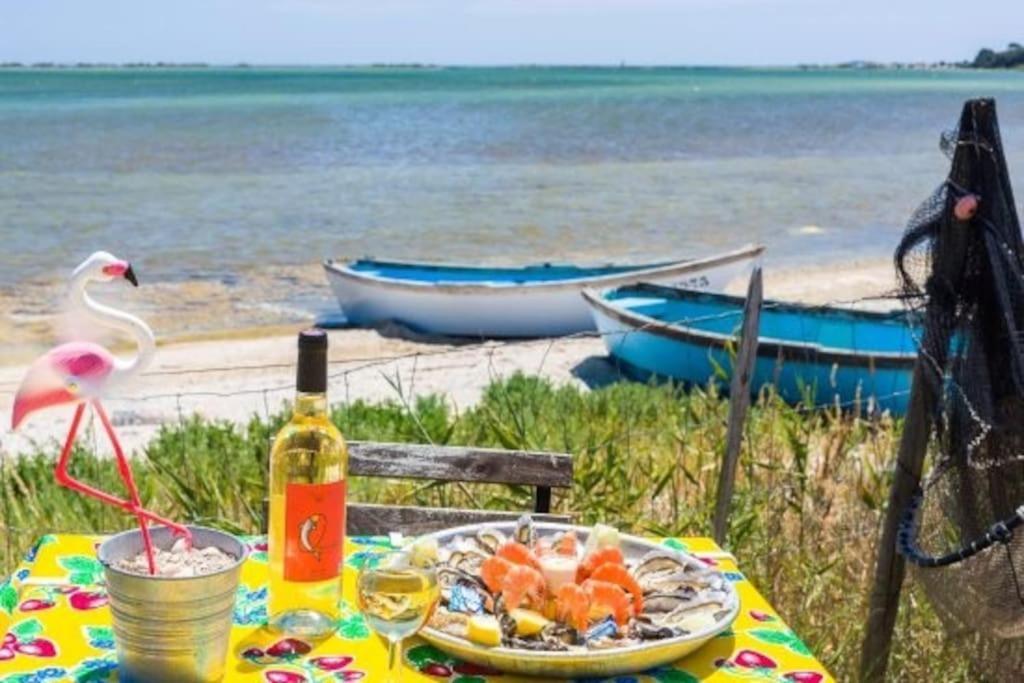 Appart 5P Terrasse Sud Vue Mer, Acces Direct Plage Frontignan Exterior foto